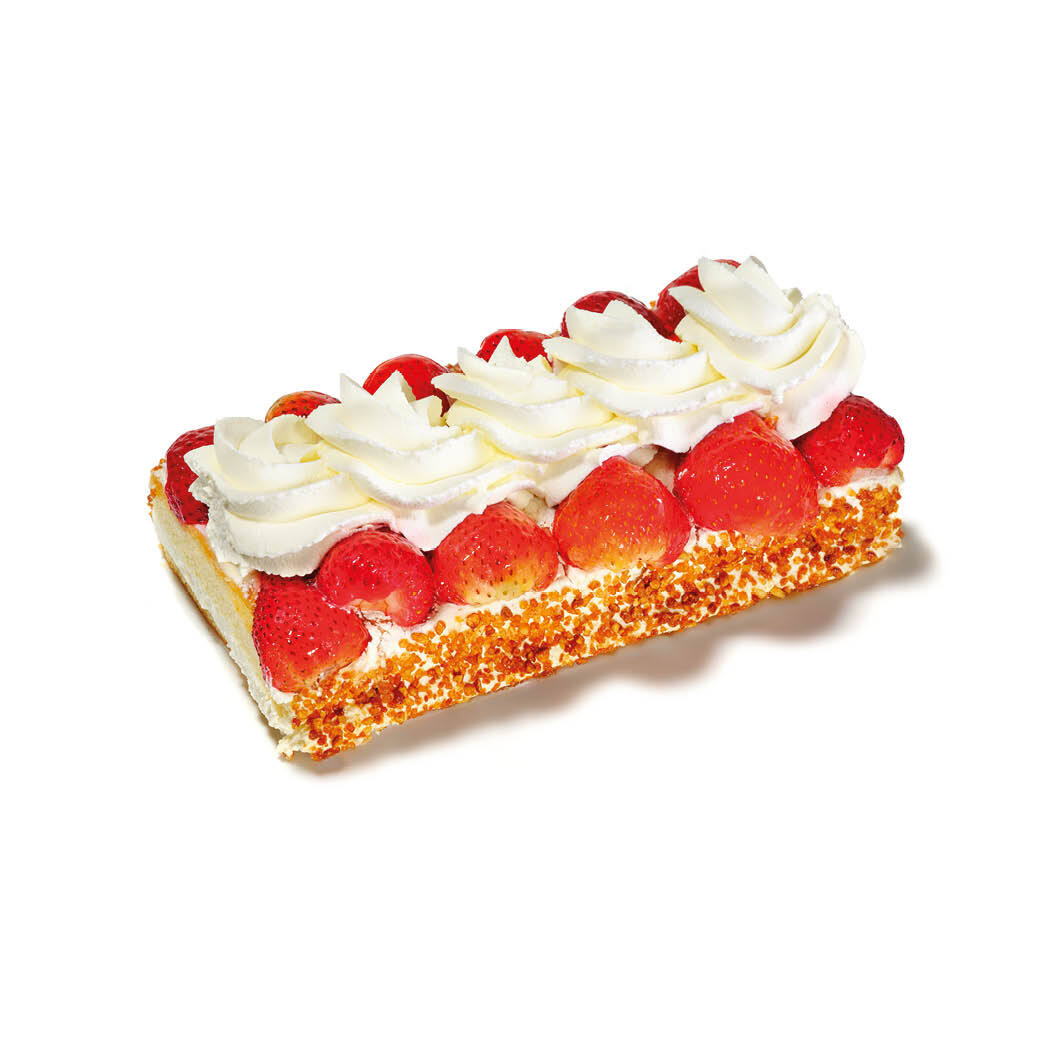 Verse Aardbeienschnitte