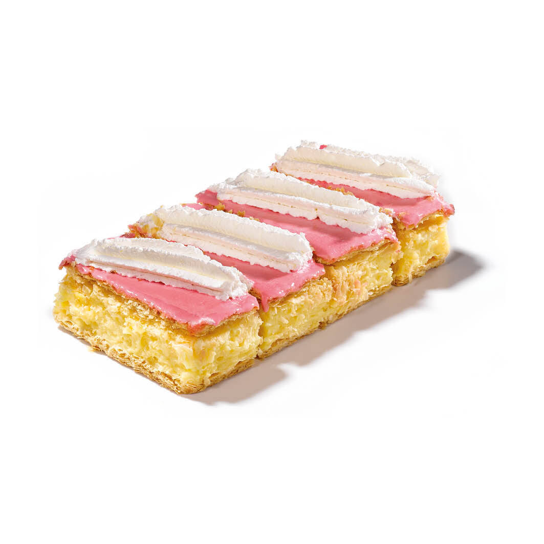 Geleroom Tompoucen met slagroom 4 stuks