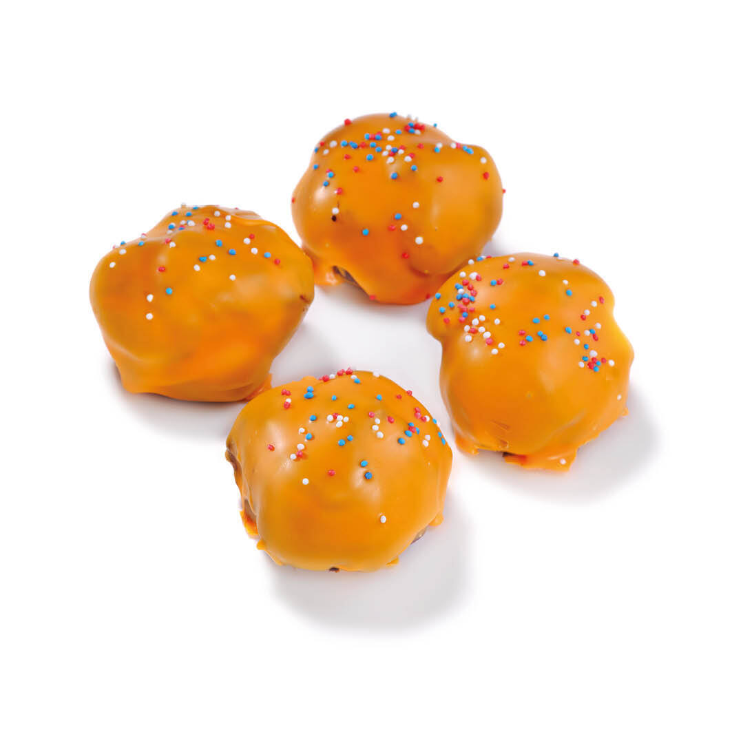 Midi Oranje Soezen 4 stuks