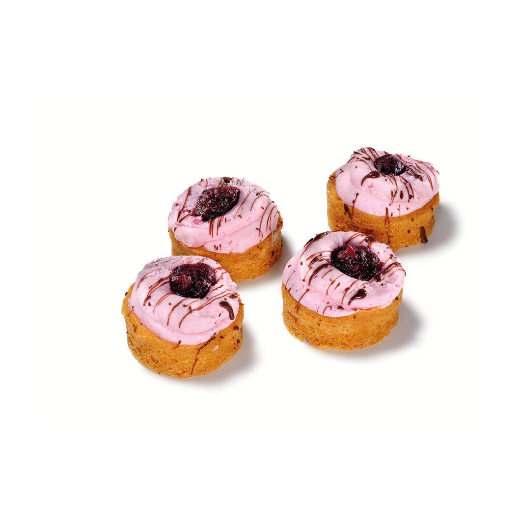 Mini bosvruchtengebakjes 4 stuks