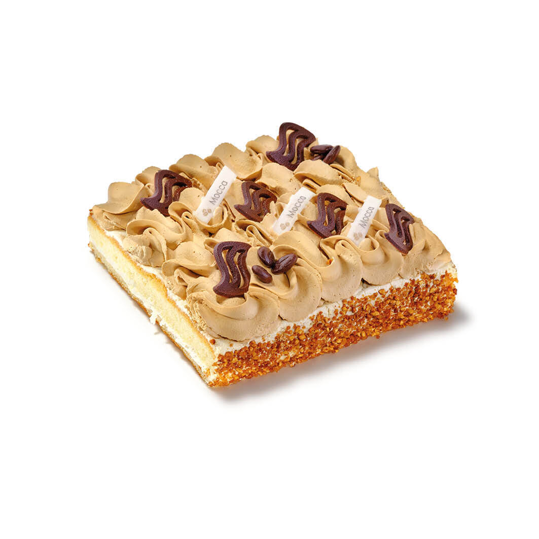 Mokkataart vierkant 6 tot 8 pers