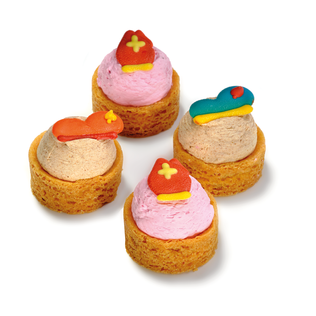 Sint mini gebakjes 4 stuks
