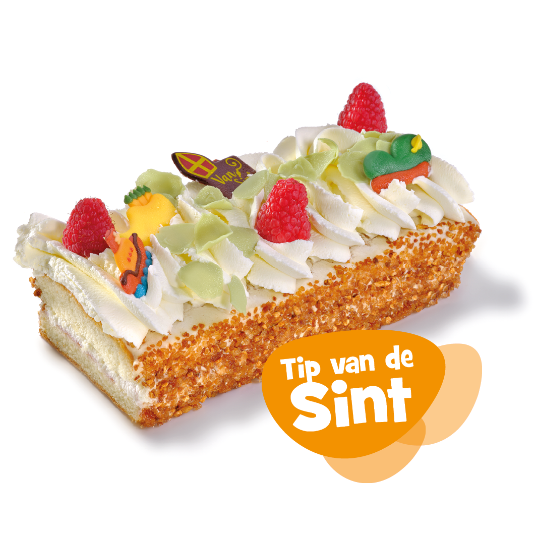 Sinterklaas slagroomschnitte
